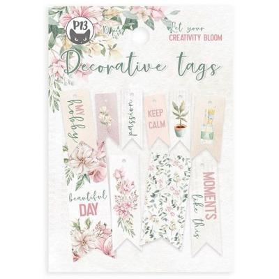 Piatek Let Your Creativity Bloom Die Cuts - Tags Banner