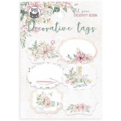Piatek Let Your Creativity Bloom Die Cuts - Tags