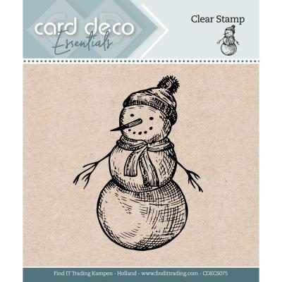 Find It Trading Jeanine´s Art Winter Charme Clear Stamp - Snowman