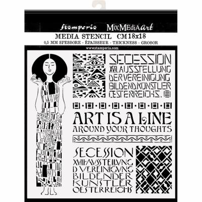 Stamperia Klimt Stencil - Klimt - Art Nouveau