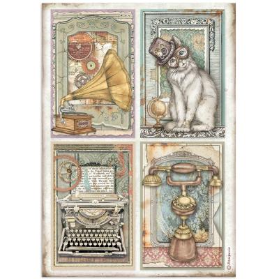 Stamperia Lady Vagabond Lifestyle Rice Paper - 4 Cards