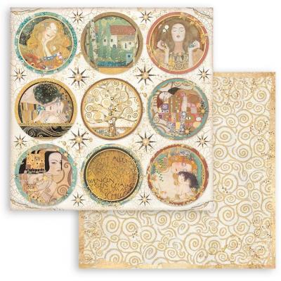 Stamperia Klimt Designpapier - Rounds