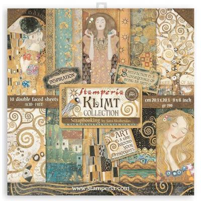 Stamperia Klimt Designpapier - Paper Pack