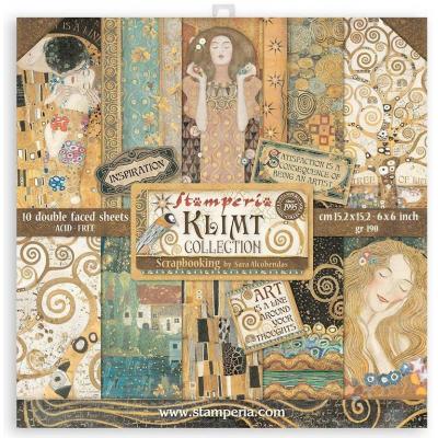 Stamperia Klimt Designpapier - Paper Pack