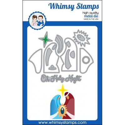 Whimsy Stamps Denise Lynn and Deb Davis Die Set - Oh Holy Night