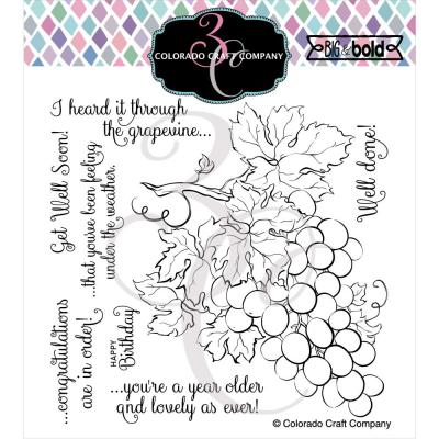 Colorado Craft Company Clear Stamps - The Grapevine
