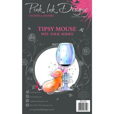 Creative Expressions Pink Ink Designs Clear Stamps - Tipsy Mouse