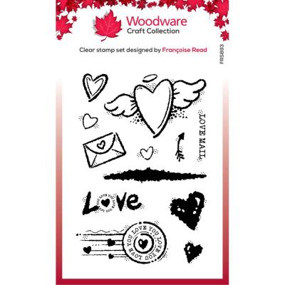 Creative Expressions Woodware Clear Stamps - Singles Love Mail
