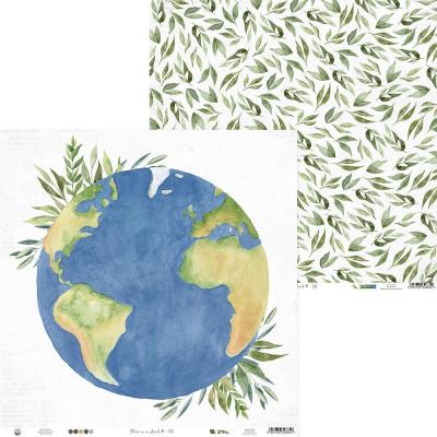 Piatek13 There Is No Planet B Designpapier - Globus