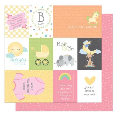 PhotoPlay Hush Little Baby Designpapier - Little Girl