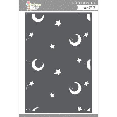 PhotoPlay Hush Little Baby Stencil - Bed Time