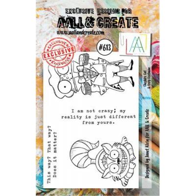 AALL & Create Clear Stamps Nr.613 - Cheshire Cat & Frog-Footma