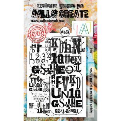 AALL & Create Clear Stamp Nr. 568 - Abcs