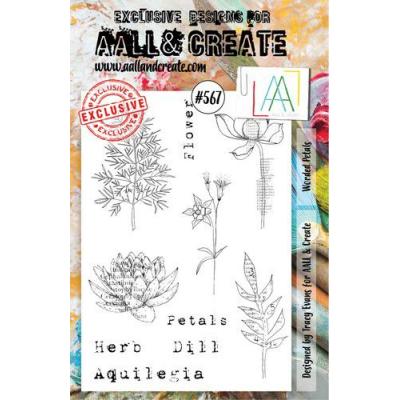 AALL & Create Clear Stamps Nr. 567 - Worded Petals