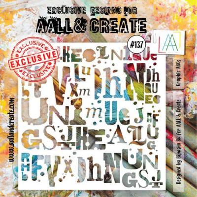 AALL & Create Stencil Nr. 137 - Graphic Abcs