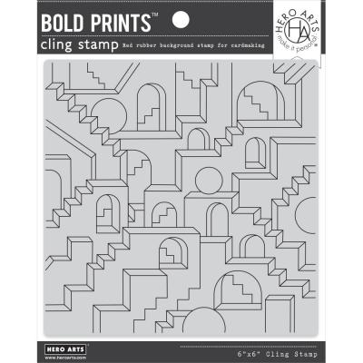 Hero Arts Cling Stamp - Geometric City Bold Prints