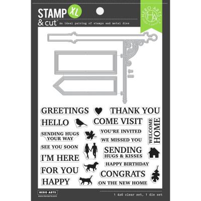 Hero Arts Stamp & Cut - Signpost XL