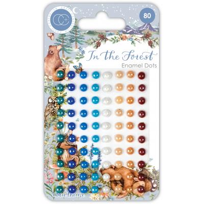 Craft Consortium In The Forest Embellishments  - Enamel Dots
