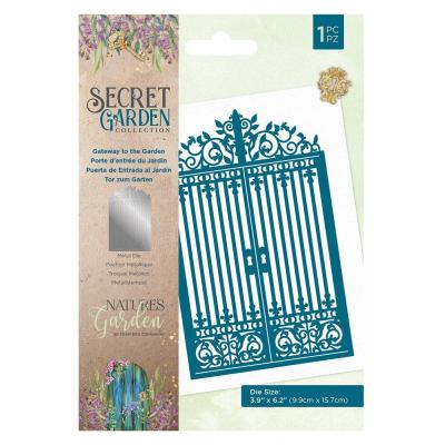 Crafter's Companion Secret Garden Metal Die - Gateway To The Garden