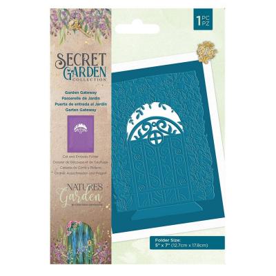 Crafter's Companion Secret Garden Collection Cut & Emboss Folder - Garden Gateway