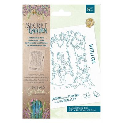 Crafter's Companion Secret Garden Clear Stamps - A Moment In Time