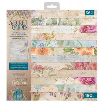 Crafter's Companion Secret Garden Designpapier - Paper Pad
