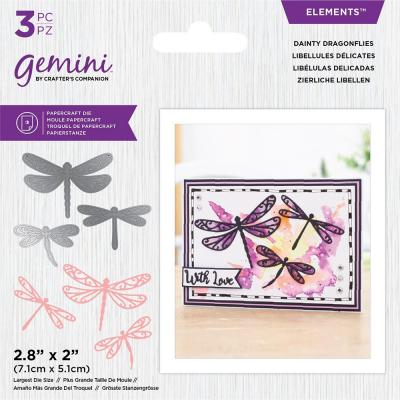 Gemini Elements Dies - Dainty Dragonflies