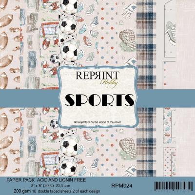 Reprint Sports Designpapier - Paper Pack