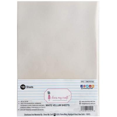 Dress My Craft Vellum - White