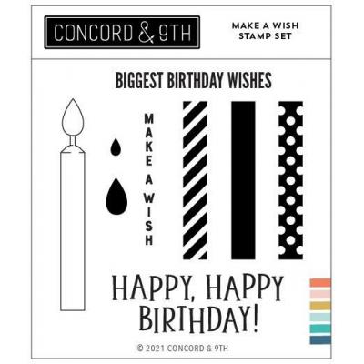 Concord & 9th Clear Stamps - Make A Wish