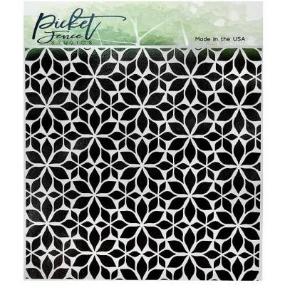 Picket Fence Studios Stencil - Lots Of Blossoms