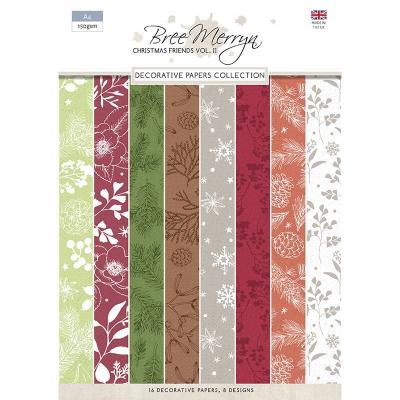 Creative Expressions Bree Merryn Christmas Friends Vol 2 Designpapier - Decorative Papers Collection