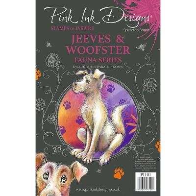 Creative Expressions Pink Ink Designs Clear Stamps - Jeeves & Woofster
