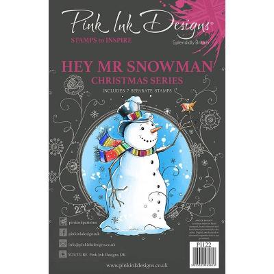 Creative Expressions Pink Ink Designs Clear Stamps - Hey Mr. Snowman