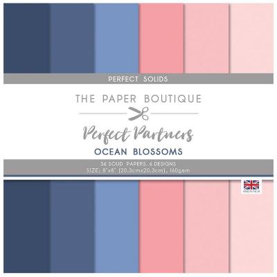 The Paper Boutique Perfect Partners Ocean Blossoms Cardstock - Solid Papers