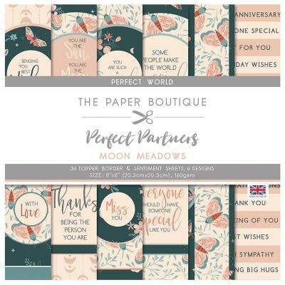 The Paper Boutique Perfect Partners Moon Meadows Designpapier - Topper Sheets