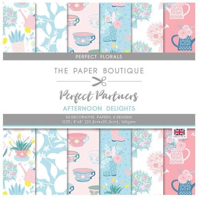 The Paper Boutique Perfect Partners Afternoon Delights Designpapier - Decorative Papers
