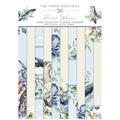 The Paper Boutique Floral Waves Cardstock - Insert Collection