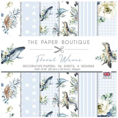 The Paper Boutique Floral Waves Designpapier - Decorative Papers