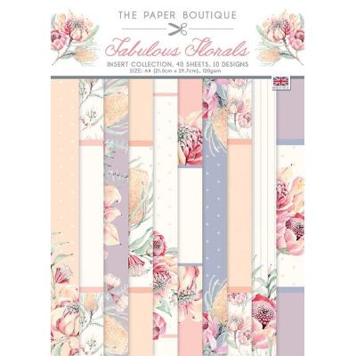 The Paper Boutique Fabulous Florals Designpapier - Insert Collection
