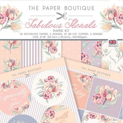 The Paper Boutique Fabulous Florals Designpapier - Paper Kit