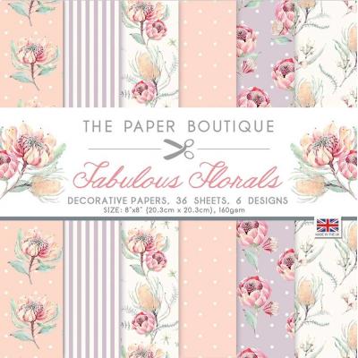The Paper Boutique Fabulous Florals Designpapier - Decorative Papers