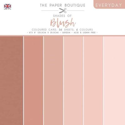 The Paper Boutique Everyday Shades Of Blush Cardstock - Coloured Card Pack