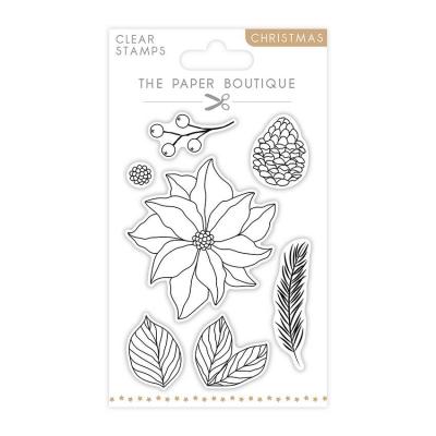 The Paper Boutique Clear Stamps - Poinsettia Layering