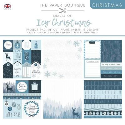 The Paper Boutique Christmas Shades Of Icy Christmas Designpapier - Project Pad