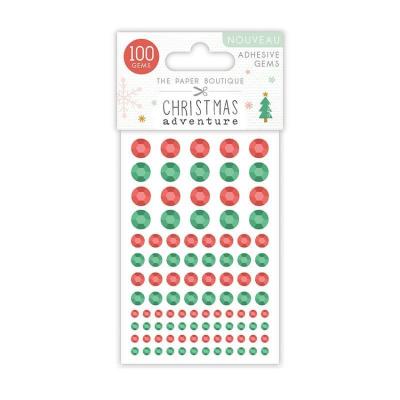 The Paper Boutique Christmas Adventure Embellishments - Adhesive Gems