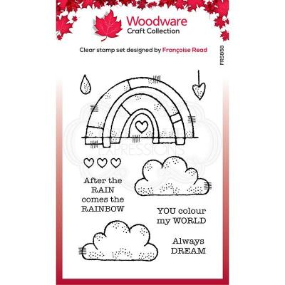 Woodware Clear Stamps - Rainbow World