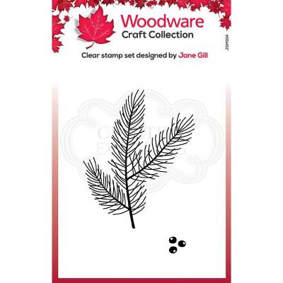 Woodware Clear Stamps - Mini Pine Branch