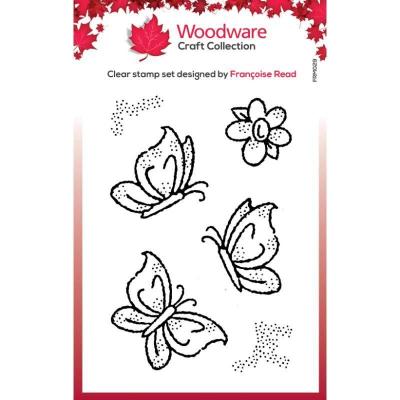 Woodware Clear Stamps - Little Butterflies