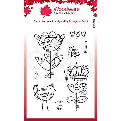 Woodware Clear Stamps - Blooming